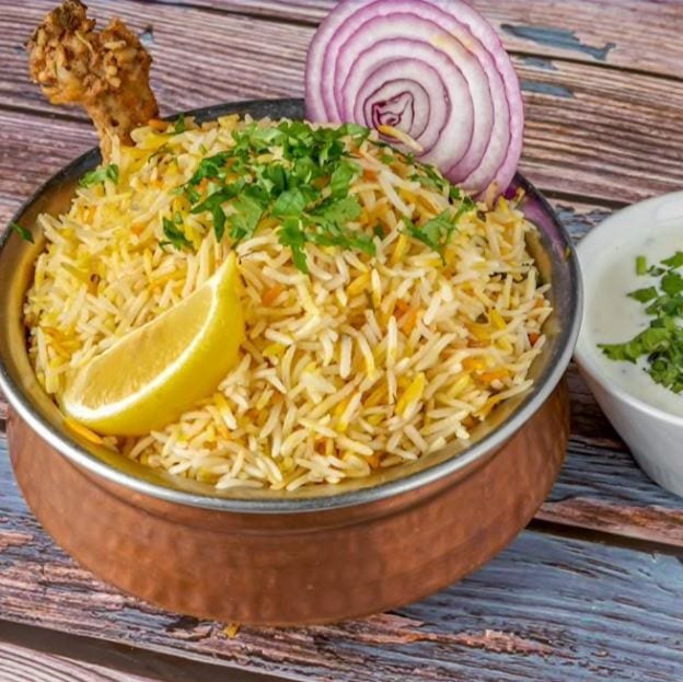 Chicken Dum Biryani (Gluten Free).