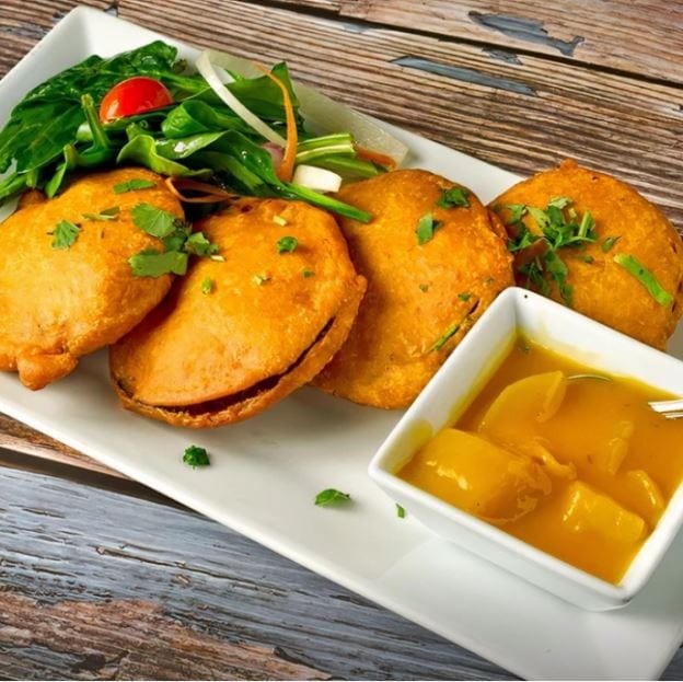 Eggplant Bhaji (Gluten Free, Vegan).