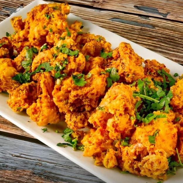 Cauliflower Pakora (Vegan).