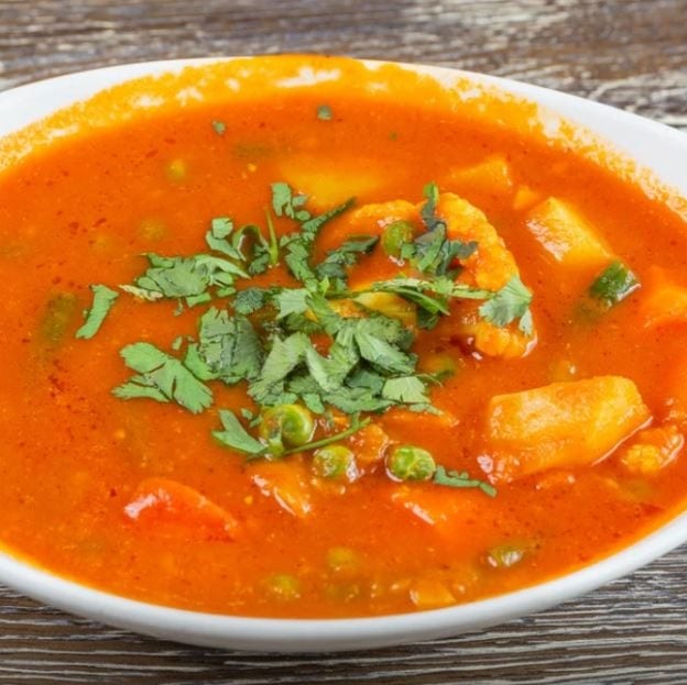Vegetable Vindaloo (Gluten Free, Vegan. Hot).