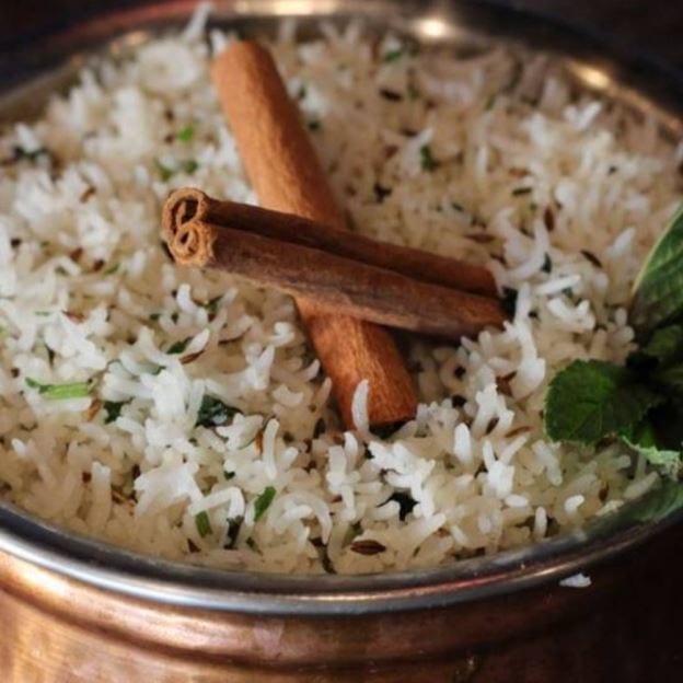 Cumin Rice (Gluten Free, Vegan).